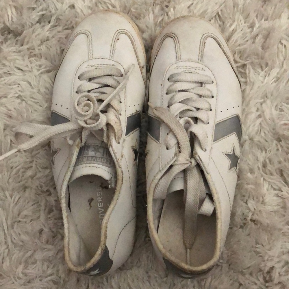 Used Converse leather sneakers